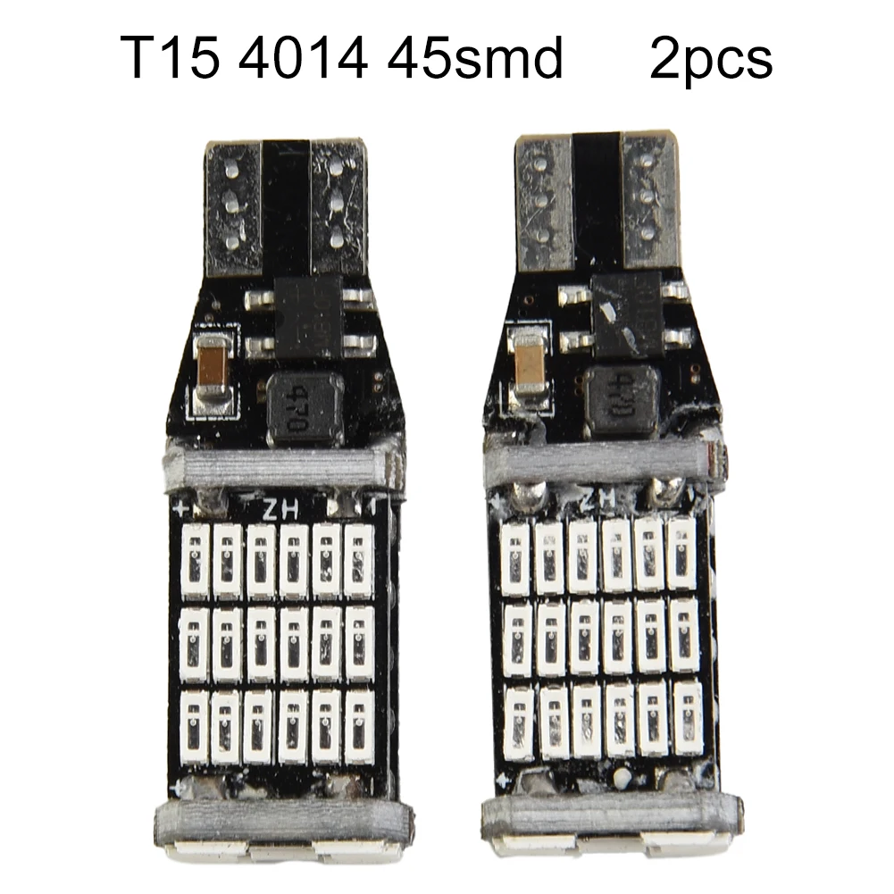 2/10pcs LED Car Reverse Back Light Bulbs 6000K T15 W16W 45 SMD 4014 Error Free Turn Signal Light Reverse Lamp Bulbs
2/10pcs LED Car Reverse Back Light Bulbs 6000K T15 W16W 45 SMD 4014 Error Free Turn Signal Light Reverse Lamp Bulbs