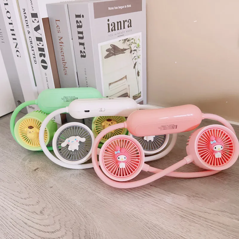Kawaii Sanrio Hello Kitty Kuromi Cinnamoroll Neck Fan Usb Ins Charge Cute Fashion Summer Portable Strong Wind Sport Fans Gifts
Kawaii Sanrio Hello Kitty Kuromi Cinnamoroll Neck Fan Usb Ins Charge Cute Fashion Summer Portable Strong Wind Sport Fans Gifts
