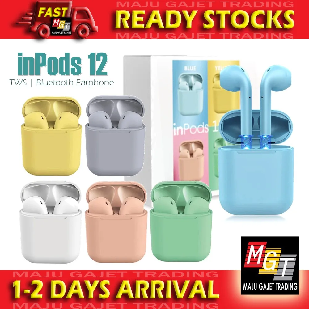 Macaron inPods 12 TWS inPods12 Matte Bluetooth Earphone i12 inPod Wireless Earbuds Audio
Macaron inPods 12 TWS inPods12 Matte Bluetooth Earphone i12 inPod Wireless Earbuds Audio