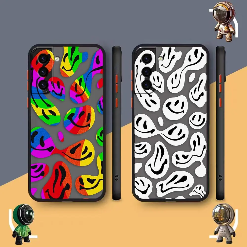 Fashion Funny Trippy Smiley Face Matte Case for Samsung Galaxy S23 S22 S21 S20 S10 4G S9 S8 Plus ULTRA 5G LITE Case Funda Shell
Fashion Funny Trippy Smiley Face Matte Case for Samsung Galaxy S23 S22 S21 S20 S10 4G S9 S8 Plus ULTRA 5G LITE Case Funda Shell