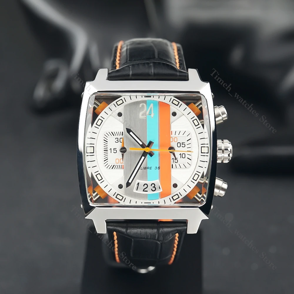 New Limited Edition 44MM 24 Concept Chronograph Quartz Watch Stainless Steel Case White Face with Black Leather Strap
New Limited Edition 44MM 24 Concept Chronograph Quartz Watch Stainless Steel Case White Face with Black Leather Strap