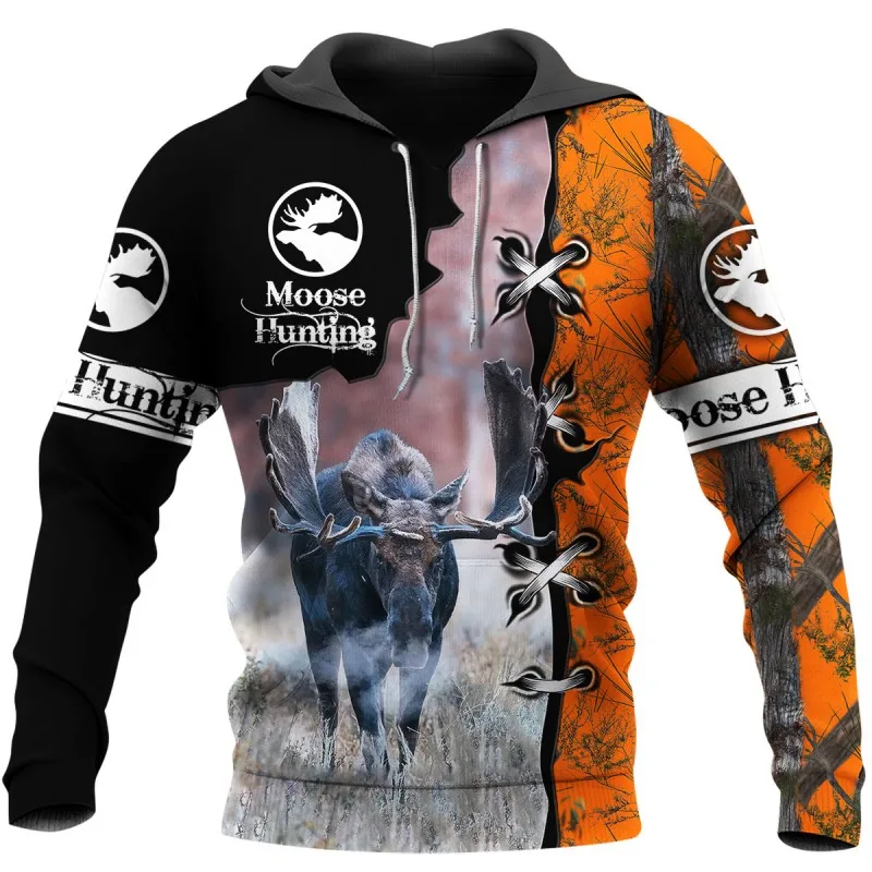 Fashion hunting moose 3D printing men's and women's universal hoodie casual street zipper hoodie autumn winter sweatshirt
Fashion hunting moose 3D printing men's and women's universal hoodie casual street zipper hoodie autumn winter sweatshirt