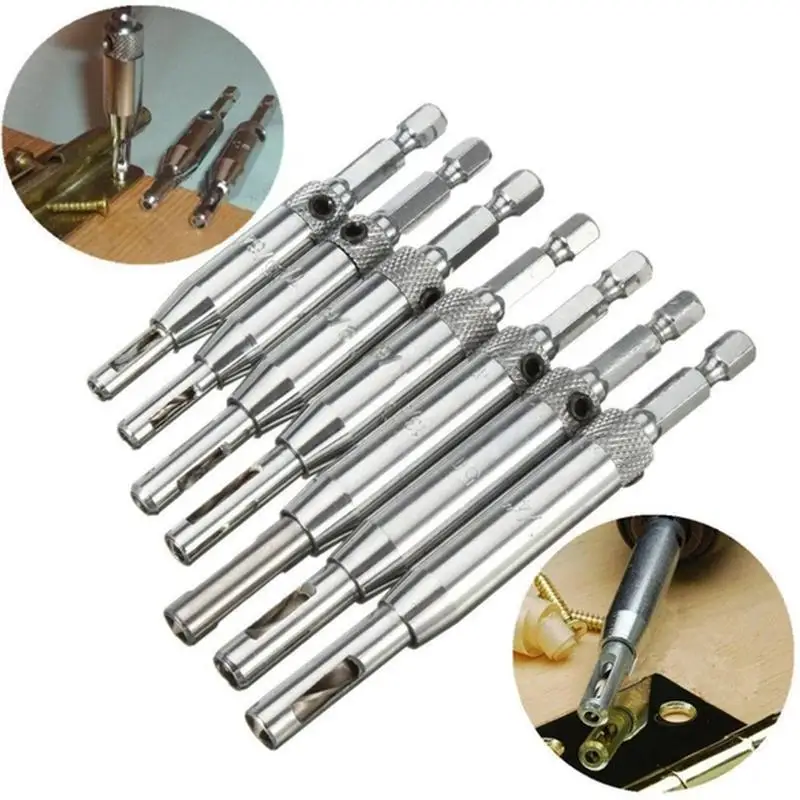 Positioning Hole Opener Hinge Drill Bit Hex Wrench High-Speed Steel Silver Electroplating Power Tool Accessories
Positioning Hole Opener Hinge Drill Bit Hex Wrench High-Speed Steel Silver Electroplating Power Tool Accessories