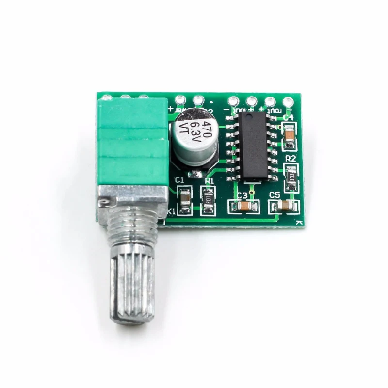 Mini PAM8403 5V Audio Digital Amplifier Board With Switch Potentiometer Can Be USB Powered
Mini PAM8403 5V Audio Digital Amplifier Board With Switch Potentiometer Can Be USB Powered