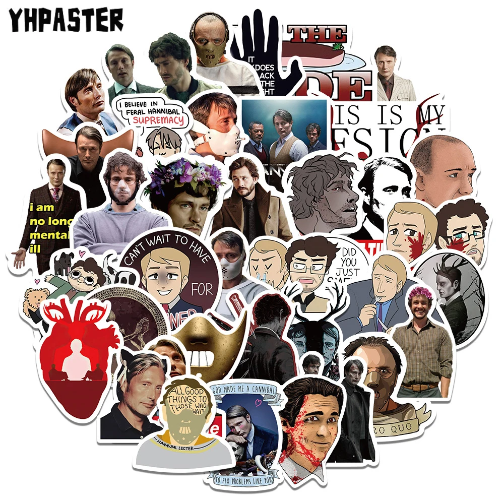 10/30/50Pcs Hannibal Classic TV Show PVC Labe Sticker For Skateboard Car Bumper Hoverboard Snowboard Luggage Computer Guitar DIY
10/30/50Pcs Hannibal Classic TV Show PVC Labe Sticker For Skateboard Car Bumper Hoverboard Snowboard Luggage Computer Guitar DIY