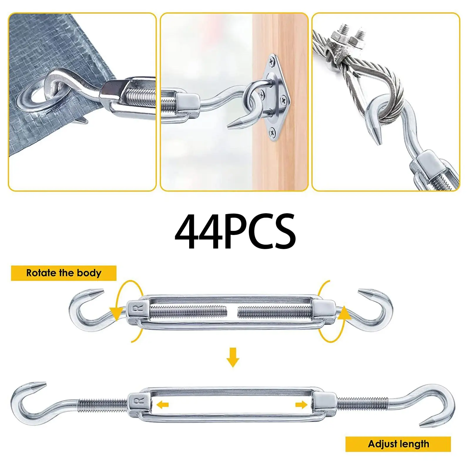 Sunshades Canopy Installation Kits Durable Installation Awning Attachment Set Metal Sail Shade Hardware Kits for Deck Patio Lawn
Sunshades Canopy Installation Kits Durable Installation Awning Attachment Set Metal Sail Shade Hardware Kits for Deck Patio Lawn