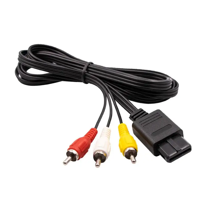 1.8m For Nintendo 64 gaming accessories ABS Audio Tv Video Cord Av Cable To Rca For Super Nintend Game Cube N64 Snes Game Cable
1.8m For Nintendo 64 gaming accessories ABS Audio Tv Video Cord Av Cable To Rca For Super Nintend Game Cube N64 Snes Game Cable