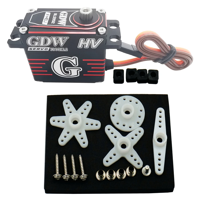 

GDW BLS992 Swashplate Servo A New Generation Of Racing-class Helicopter Brushless Digital Servo