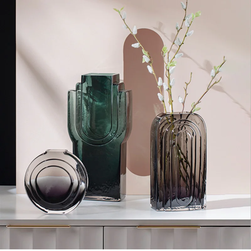 Nordic Creative Modern Glass Vases Living Room Dining Table Hydroponic Flower Inserts Home Decoration Special-shaped Ornaments
Nordic Creative Modern Glass Vases Living Room Dining Table Hydroponic Flower Inserts Home Decoration Special-shaped Ornaments