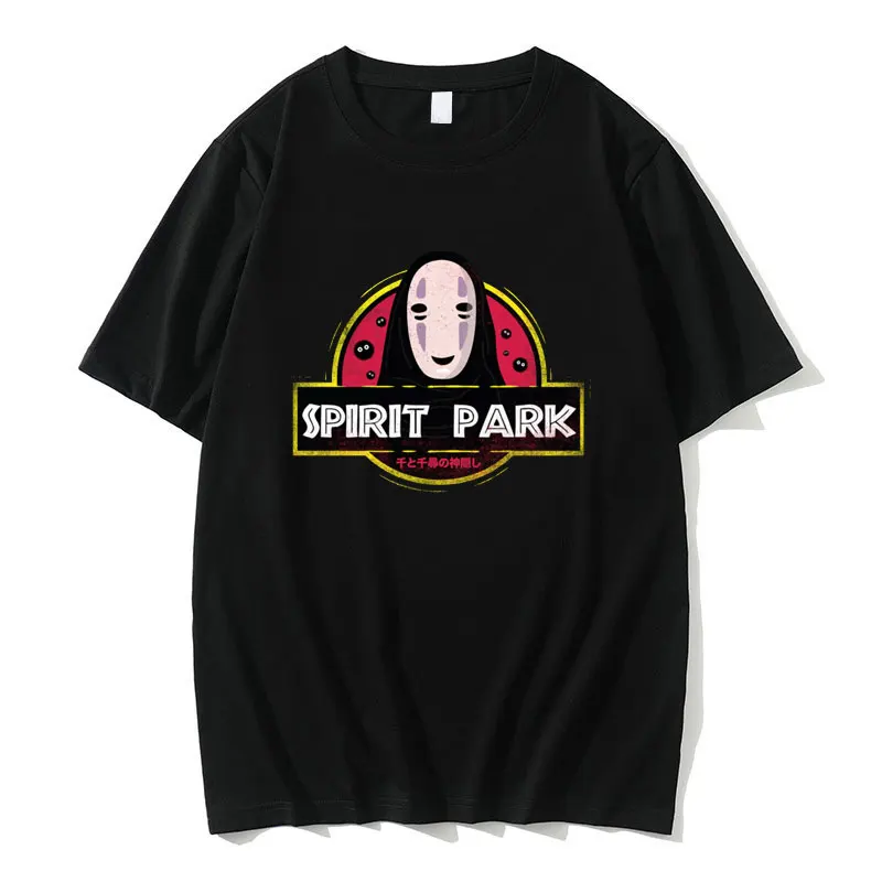 Men Women Funny Miyazaki Hayao Spirit Park Graphic T Shirts Anime Spirited Away T-shirt Manga Studio Ghibli No Face Man T Shirts
Men Women Funny Miyazaki Hayao Spirit Park Graphic T Shirts Anime Spirited Away T-shirt Manga Studio Ghibli No Face Man T Shirts