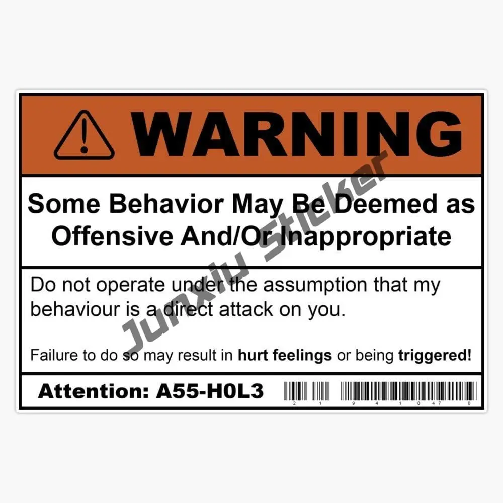 Funny Decals Rules for Car Passenger Vehicle Safety Warning Rules Sticker Offensive Behaviour Window Bumper Visor Humor Decal
Funny Decals Rules for Car Passenger Vehicle Safety Warning Rules Sticker Offensive Behaviour Window Bumper Visor Humor Decal