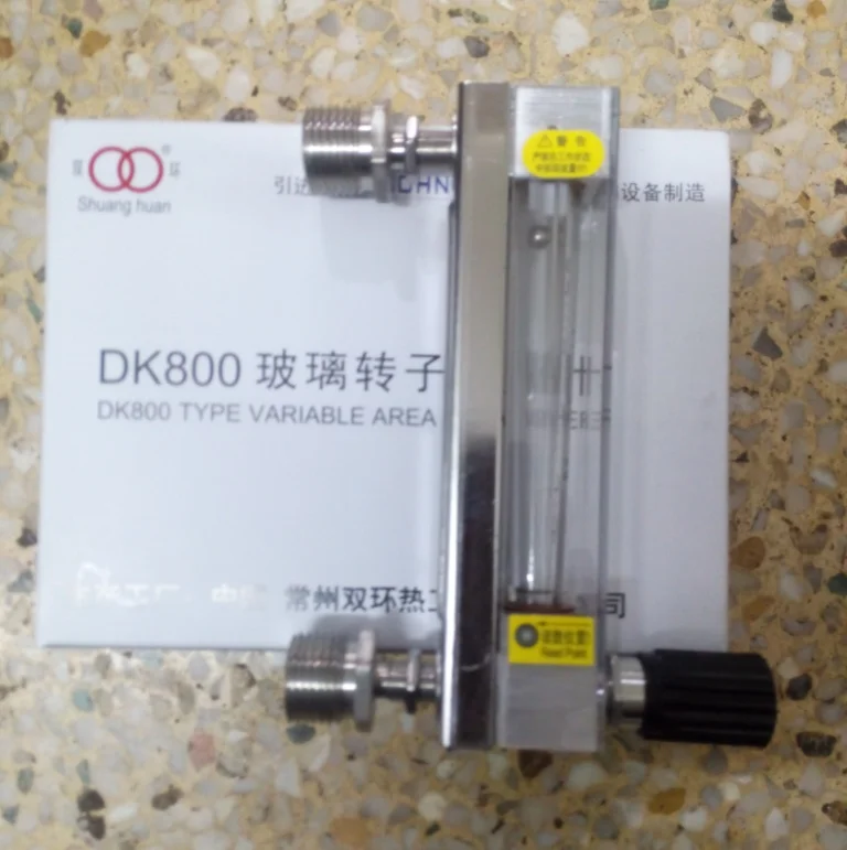 Thread connection DK800-6F glass tube float flowmeter Stainless steel internal thread external thread flowmeter
Thread connection DK800-6F glass tube float flowmeter Stainless steel internal thread external thread flowmeter
