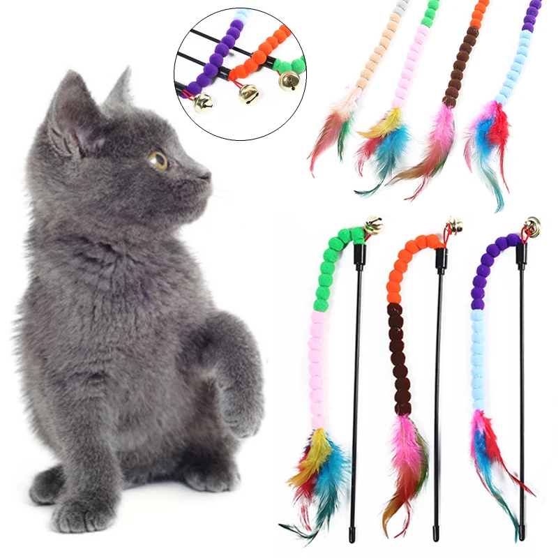 Short Pole Hairy Ball String Funny Cat Stick Toy Colorful Ball Cat Teasing Stick Interactive Toys Playing Feather Throwing Toys
Short Pole Hairy Ball String Funny Cat Stick Toy Colorful Ball Cat Teasing Stick Interactive Toys Playing Feather Throwing Toys