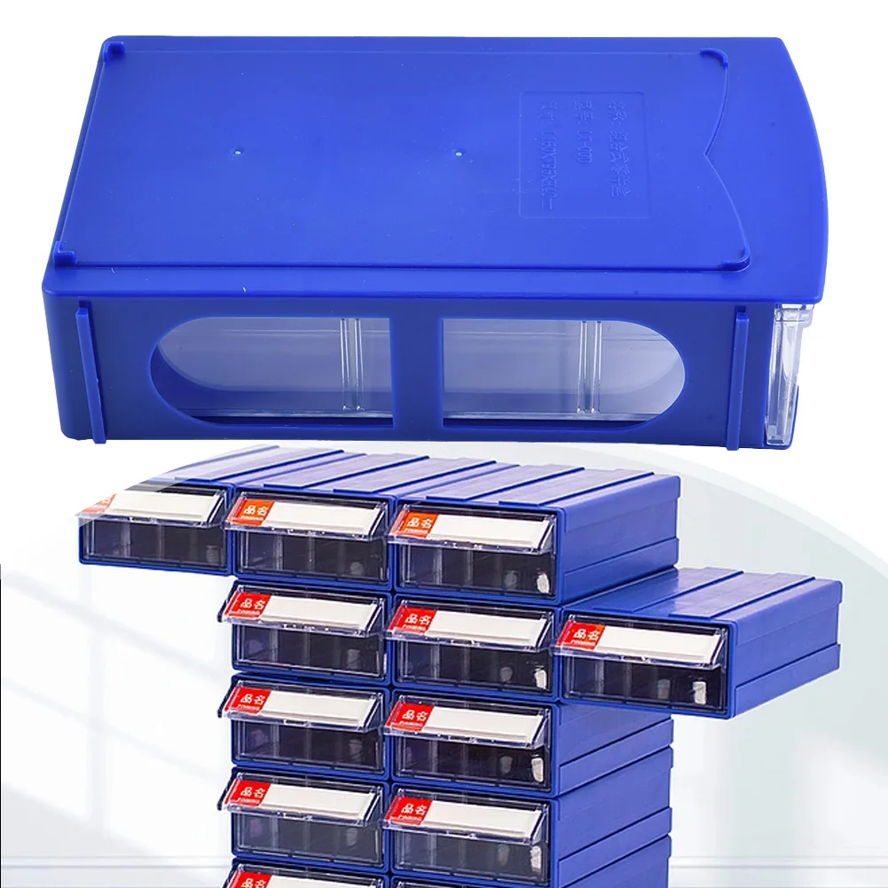 

Compact and Space saving Storage Box with Clear Drawers for Your Screws Bolts and Nuts PE Material and Unbreakable