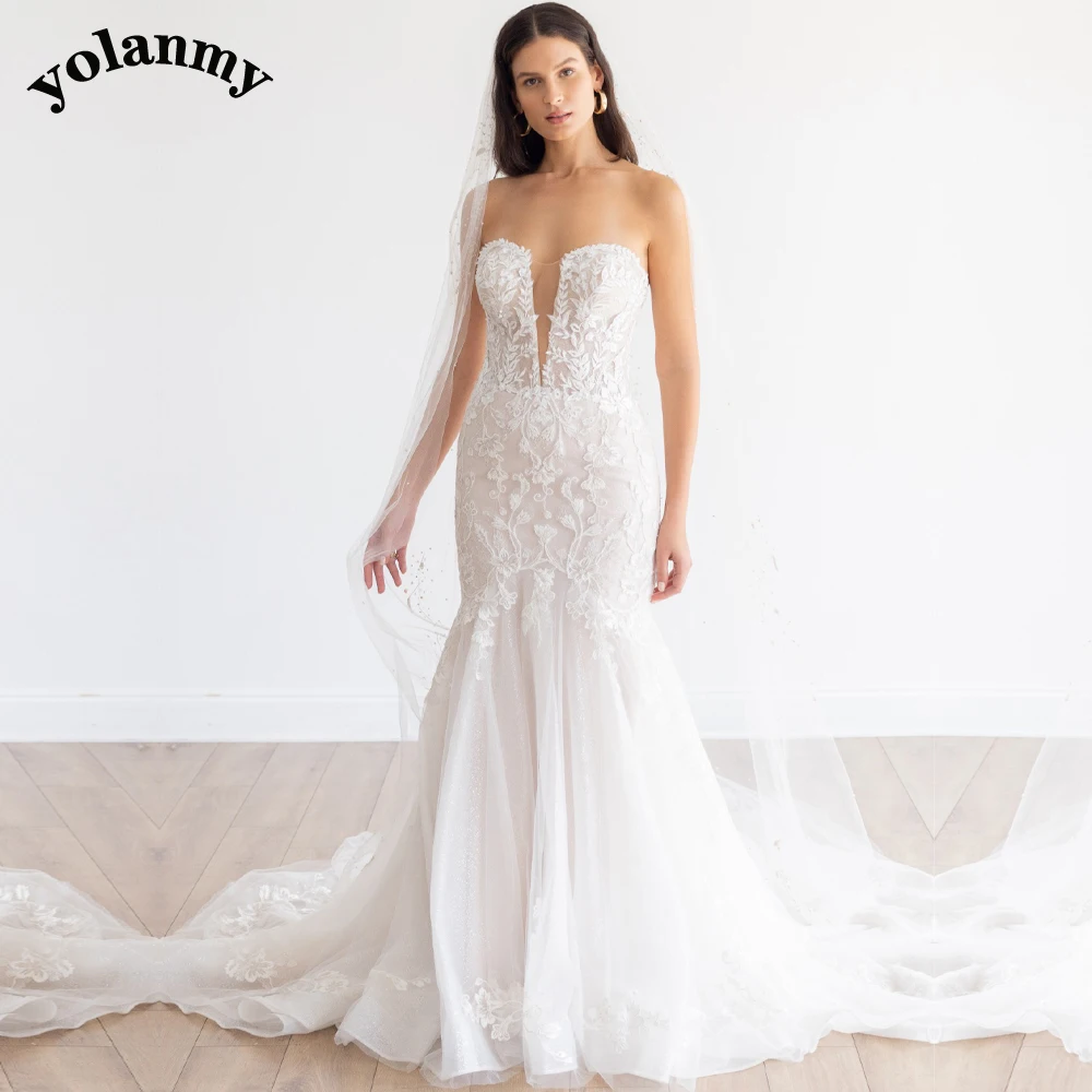 YOLANMY 1 Fairytale Aline Wedding Dresses For Mariages Made To Order Vestidos De Novia Brautmode
YOLANMY 1 Fairytale Aline Wedding Dresses For Mariages Made To Order Vestidos De Novia Brautmode