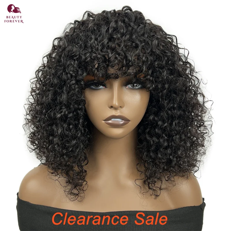 Beauty Forever Glueless Curly Short BOB Human Hair Wig With Bangs Clearance Sale Pixie Cut Brazilian Curly Short Bob Wig
Beauty Forever Glueless Curly Short BOB Human Hair Wig With Bangs Clearance Sale Pixie Cut Brazilian Curly Short Bob Wig