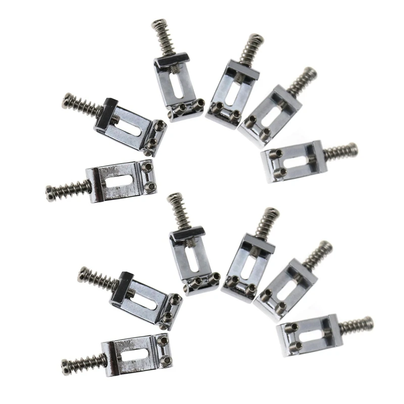 Сменные хромированные мостовые сиденья Tremolo 12X для электрогитары Fender
Сменные хромированные мостовые сиденья Tremolo 12X для электрогитары Fender