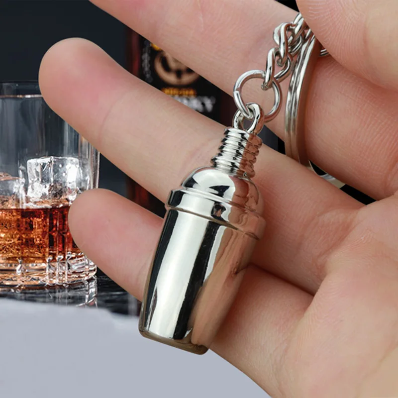 DIY Cute Cocktail Shaker Wine Glass Key Chain 3D Cocktail Glasses Pendant Bartender Keyring Men Women Bar Promo Gift
DIY Cute Cocktail Shaker Wine Glass Key Chain 3D Cocktail Glasses Pendant Bartender Keyring Men Women Bar Promo Gift