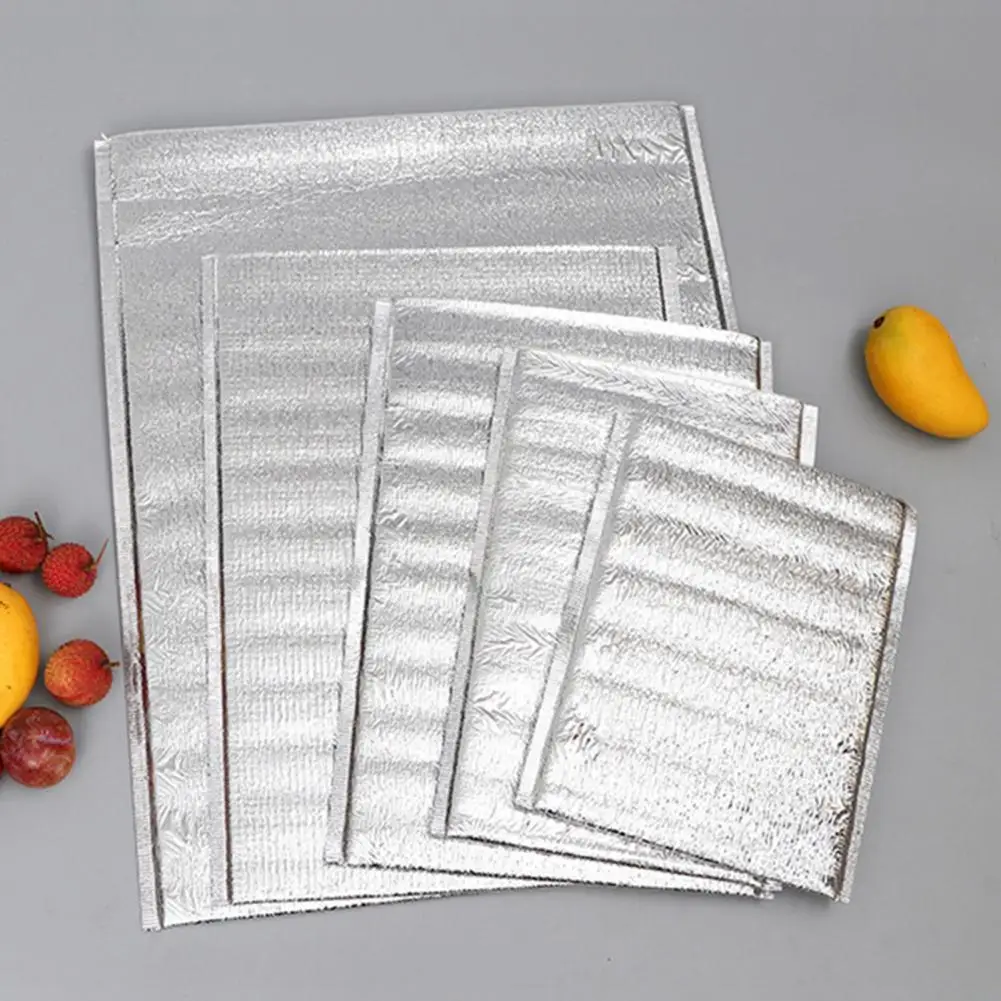 10Pcs Lunch Cooler Bag Insulated Convenient Aluminum Foil Aluminum Foil Lunch Food Delivery Bag for Kitchen Insulated Bag Picnic
10Pcs Lunch Cooler Bag Insulated Convenient Aluminum Foil Aluminum Foil Lunch Food Delivery Bag for Kitchen Insulated Bag Picnic