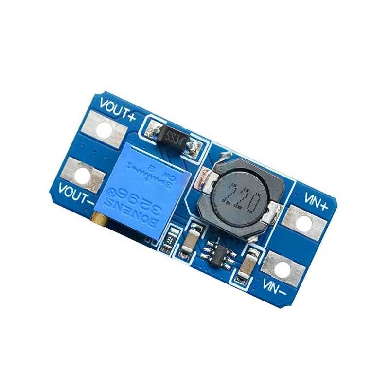5PCS MT3608 DC-DC Adjustable Boost Module 2A Step Up Power Module Step-up Board 2V-24V to 5V 9V 12V 28V
5PCS MT3608 DC-DC Adjustable Boost Module 2A Step Up Power Module Step-up Board 2V-24V to 5V 9V 12V 28V