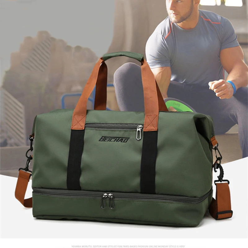 Fashion Travel Bags For Women Large Capacity Men's Sports bag Waterproof Weekend Sac Voyage Female Messenger Bag Dry And Wet
Fashion Travel Bags For Women Large Capacity Men's Sports bag Waterproof Weekend Sac Voyage Female Messenger Bag Dry And Wet