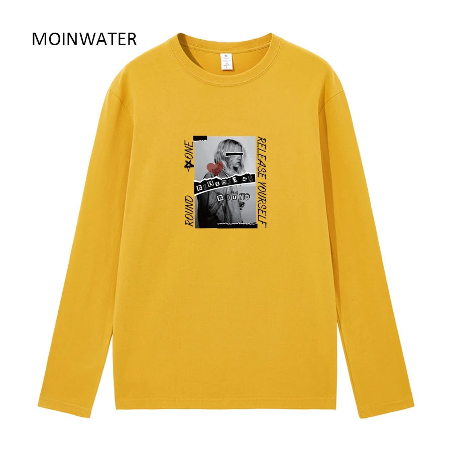 MOINWATER женские ярко-желтые футболки с длинным рукавом женские весенне-осенние плотные повседневные футболки женские уличные топы одежда ...
MOINWATER женские ярко-желтые футболки с длинным рукавом женские весенне-осенние плотные повседневные футболки женские уличные топы одежда ...