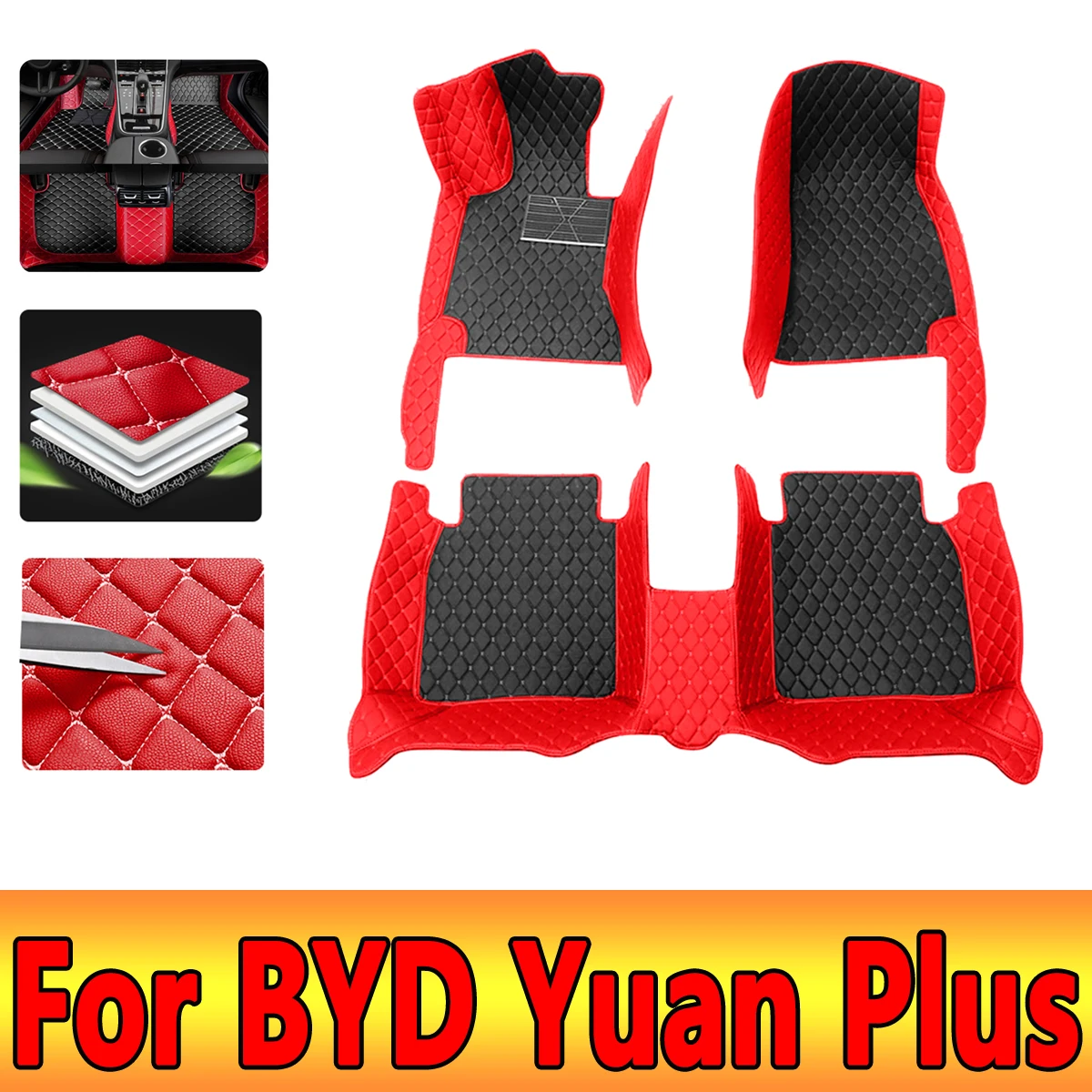 Rear Trunk Floor Mat For BYD Yuan Plus Atto 3 2021~2023 Auto Non-slip Floor Mats Car Mat Full Set Car Mats Floor Car Accessories
Rear Trunk Floor Mat For BYD Yuan Plus Atto 3 2021~2023 Auto Non-slip Floor Mats Car Mat Full Set Car Mats Floor Car Accessories