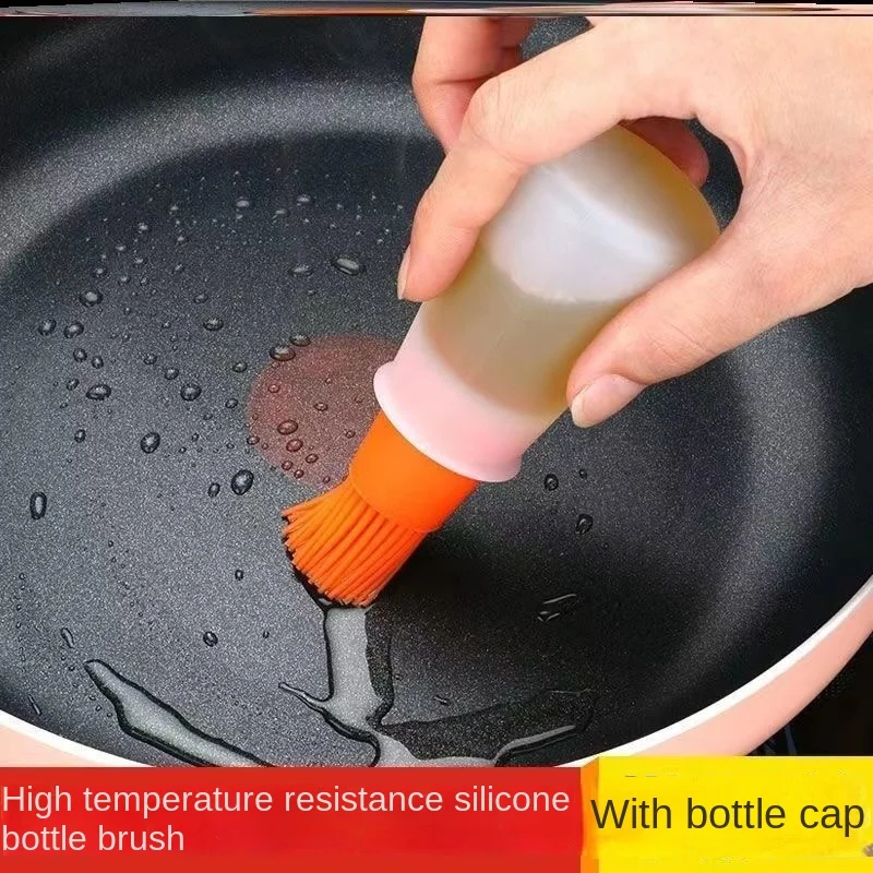 1Pc Integrated Oil Pot Oil Bottle Pancake Silicone Oil Brush with Bottle Silicone Brush Barbecue Tool No Hair Off Edible Food
1Pc Integrated Oil Pot Oil Bottle Pancake Silicone Oil Brush with Bottle Silicone Brush Barbecue Tool No Hair Off Edible Food