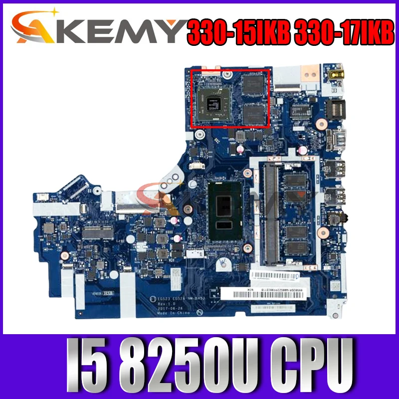 NM-B453 For Lenovo Ideapad 330-15IKB 330-17IKB Laptop Motherboard With CPU I5 8250U N530_2GD4G DDR4 100% Fully Tested
NM-B453 For Lenovo Ideapad 330-15IKB 330-17IKB Laptop Motherboard With CPU I5 8250U N530_2GD4G DDR4 100% Fully Tested