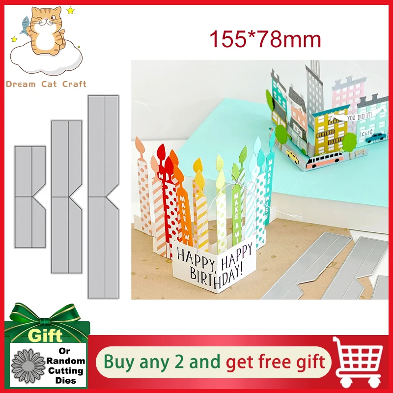 3pcs Pop-up Base Dies Metal Cutting Dies Mould Blade Stencil Scrapbooking Photo Album Card Paper Embossing Craft DIY Card Holder
3pcs Pop-up Base Dies Metal Cutting Dies Mould Blade Stencil Scrapbooking Photo Album Card Paper Embossing Craft DIY Card Holder