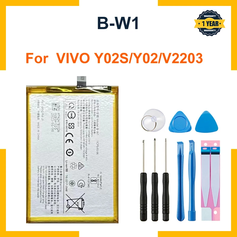 Подходит для VIVO Y02S/Y02/V2203 B-W1 5000 мАч новая встроенная батарея большой емкости
Подходит для VIVO Y02S/Y02/V2203 B-W1 5000 мАч новая встроенная батарея большой емкости