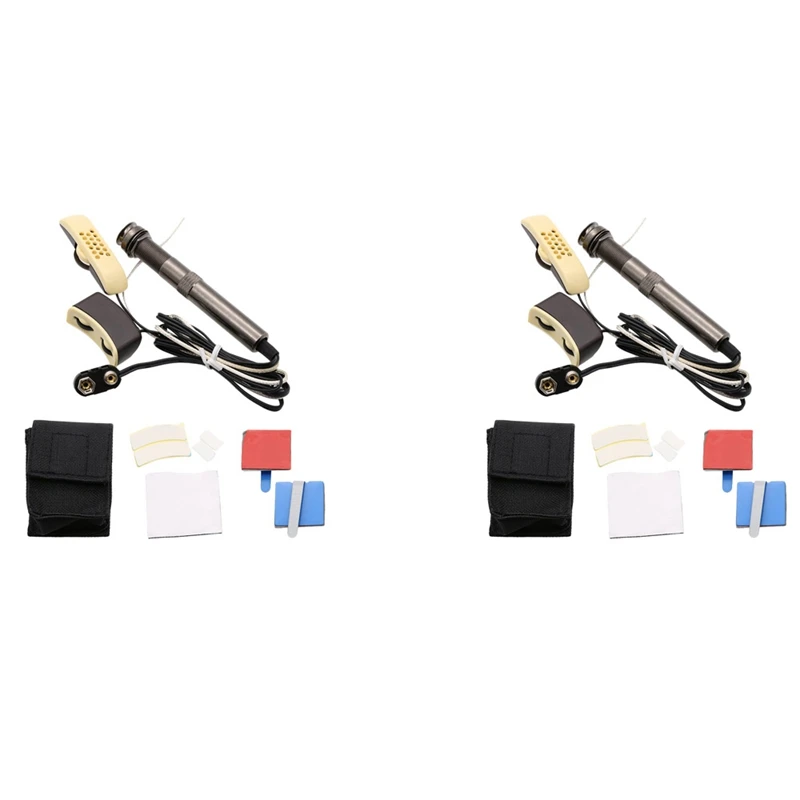 2X Folk Acoustic Guitar Pickup A-202 Guitar Equalizer Piezo Pickup Amplifier Tuner (With Microphone)
2X Folk Acoustic Guitar Pickup A-202 Guitar Equalizer Piezo Pickup Amplifier Tuner (With Microphone)