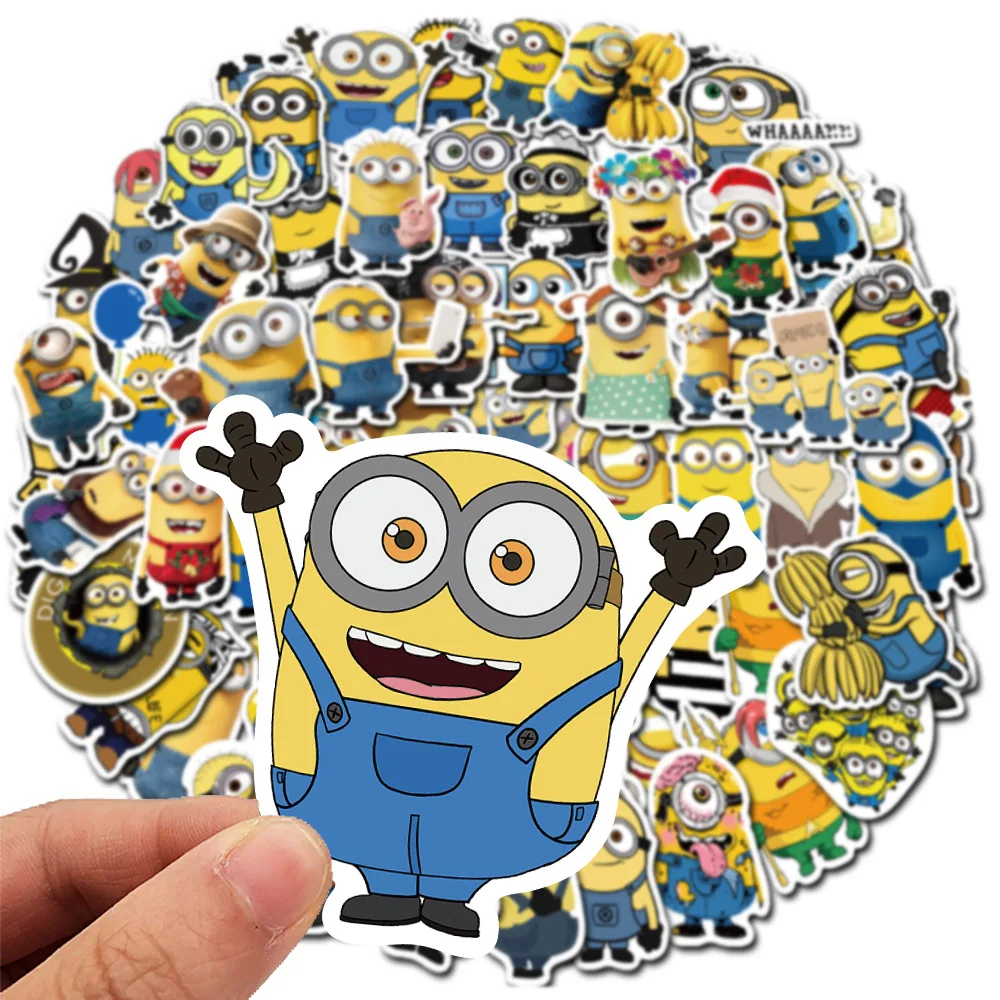 50PCS Despicable Me Little Yellow Person Gru Agnes Sticker Laptop Bike Cartoon Guitar Waterproof Graffiti Sticker Children
50PCS Despicable Me Little Yellow Person Gru Agnes Sticker Laptop Bike Cartoon Guitar Waterproof Graffiti Sticker Children