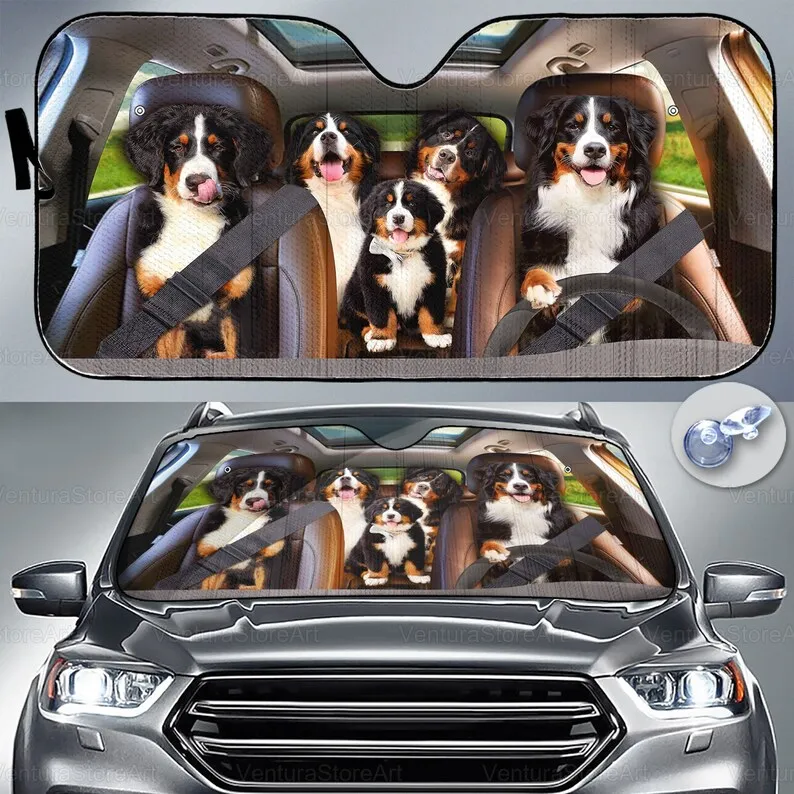 Bernese Mountain Car Sunshade, Dog Car Decoration, Bernese Lover, Auto Sun Shade, Gift For Dad, Bernese Car Windshield
Bernese Mountain Car Sunshade, Dog Car Decoration, Bernese Lover, Auto Sun Shade, Gift For Dad, Bernese Car Windshield