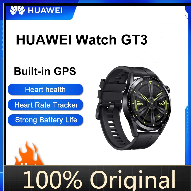 Original HUAWEI WATCH GT 3 Smart Watch SpO2 Monitoring All-Day Battery Life Wireless Charging Accurate Heart Rate Monitoring GT3
Original HUAWEI WATCH GT 3 Smart Watch SpO2 Monitoring All-Day Battery Life Wireless Charging Accurate Heart Rate Monitoring GT3