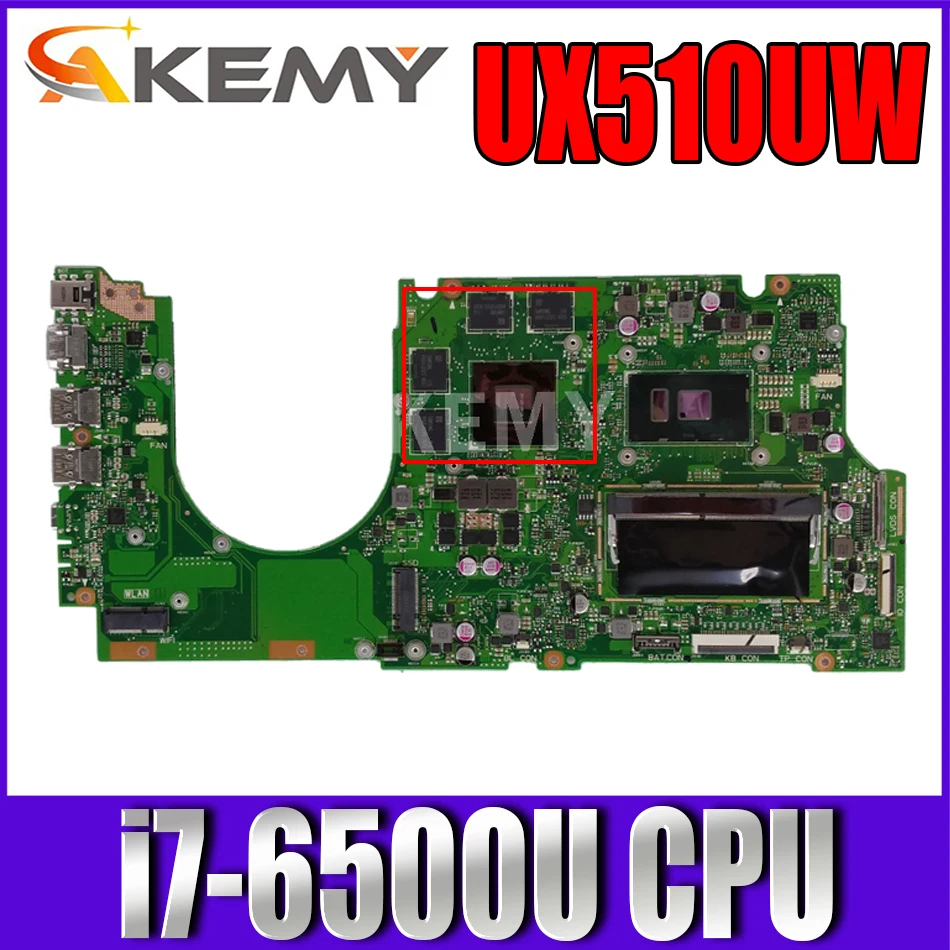 Для Asus UX510UWK UX510UW UX510U U5000U UX510UXK Материнская плата ноутбука UX510UW материнская плата стандарта GTX960/950M 4 Гб
Для Asus UX510UWK UX510UW UX510U U5000U UX510UXK Материнская плата ноутбука UX510UW материнская плата стандарта GTX960/950M 4 Гб