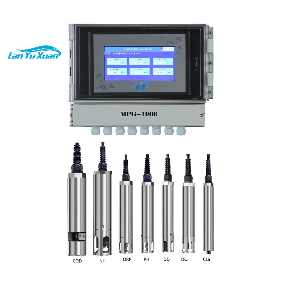 Water Analysis Online PH/EC/DO/Ion/NH3/Chlorine/TSS/Turbidity Meter with Sensor Electrode for Swimming Pool Water Quality Tester
Water Analysis Online PH/EC/DO/Ion/NH3/Chlorine/TSS/Turbidity Meter with Sensor Electrode for Swimming Pool Water Quality Tester
