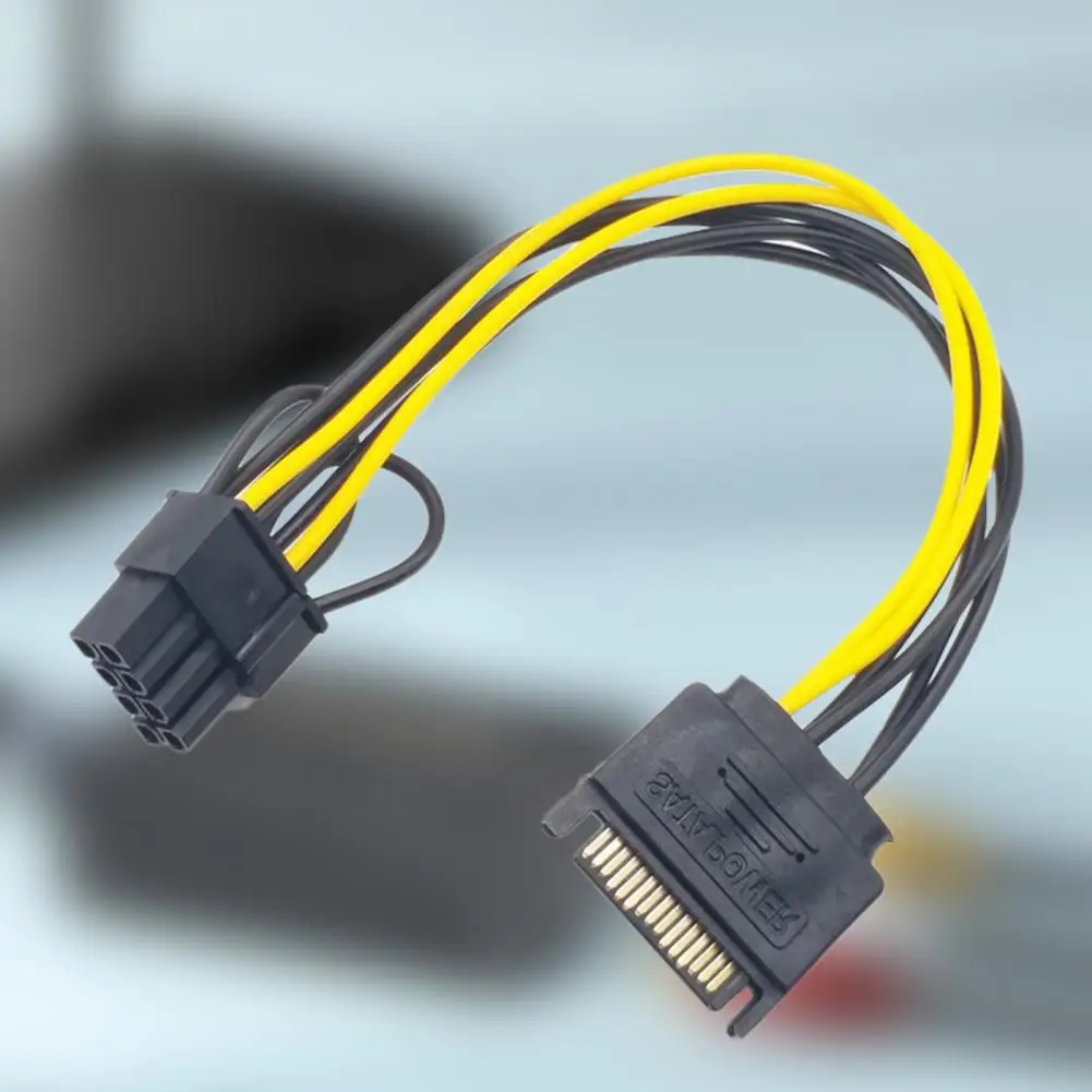 Прочный универсальный кабель питания SATA 15Pin к 8Pin прочный провод для ноутбука
Прочный универсальный кабель питания SATA 15Pin к 8Pin прочный провод для ноутбука