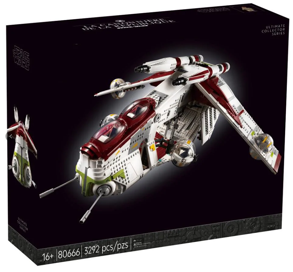 In Stock 3293pcs Stars Plan Republic Gunship 75309 Model Building Blocks Wars Bricks Kids Toys For Children Christmas Gifts Boys
In Stock 3293pcs Stars Plan Republic Gunship 75309 Model Building Blocks Wars Bricks Kids Toys For Children Christmas Gifts Boys