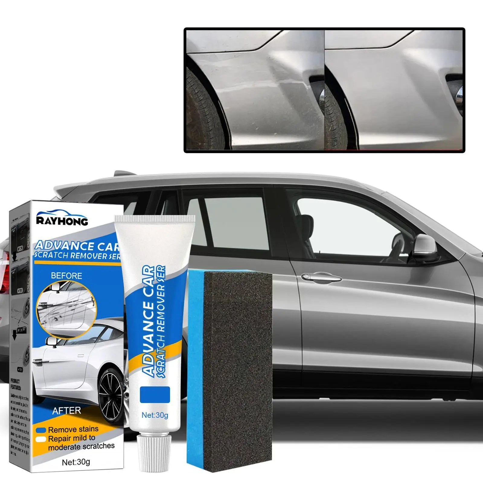 30ml Car Scratch Removal Cream Car Styling Wax Scratch Anti Body Grinding Repair Scratch Kit Cream Compound Auto Polishing A0J9
30ml Car Scratch Removal Cream Car Styling Wax Scratch Anti Body Grinding Repair Scratch Kit Cream Compound Auto Polishing A0J9