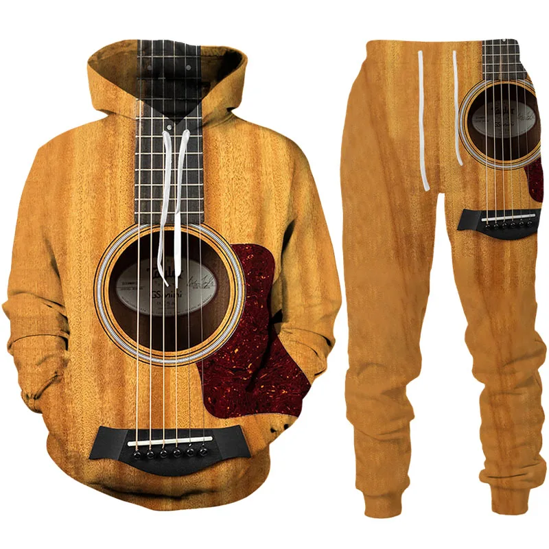 Men's Funny Guitar Art 3D Print Hoodies/Pants/Suit Harajuku Vintage Couple Tracksuit Set Personality Hip Hop Streetwear Clothing
Men's Funny Guitar Art 3D Print Hoodies/Pants/Suit Harajuku Vintage Couple Tracksuit Set Personality Hip Hop Streetwear Clothing