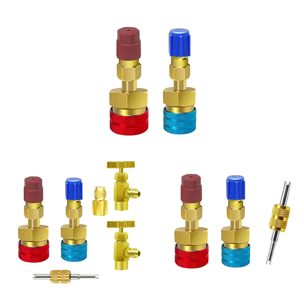 R1234YF To R134A Adapter Quick Fitting For Car Maintenance The Spool Remover Is Also A Practical Tool Thread 14 Male SAE
R1234YF To R134A Adapter Quick Fitting For Car Maintenance The Spool Remover Is Also A Practical Tool Thread 14 Male SAE