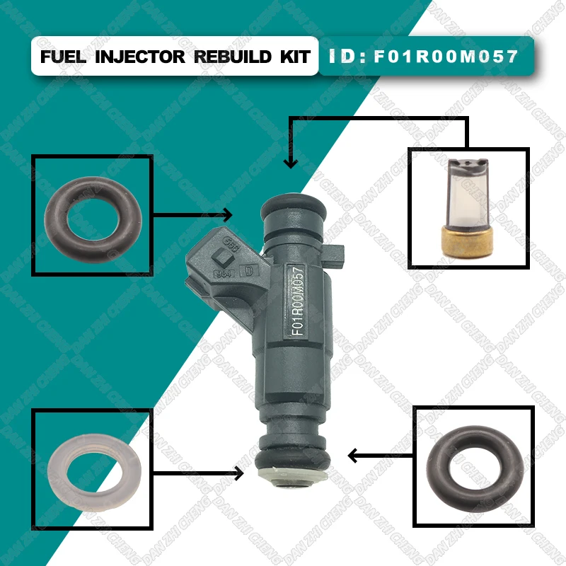 Fuel Injector Service Repair Kit Filters Orings Seals Grommets for Haima Foda Hong Da F01R00M057
Fuel Injector Service Repair Kit Filters Orings Seals Grommets for Haima Foda Hong Da F01R00M057