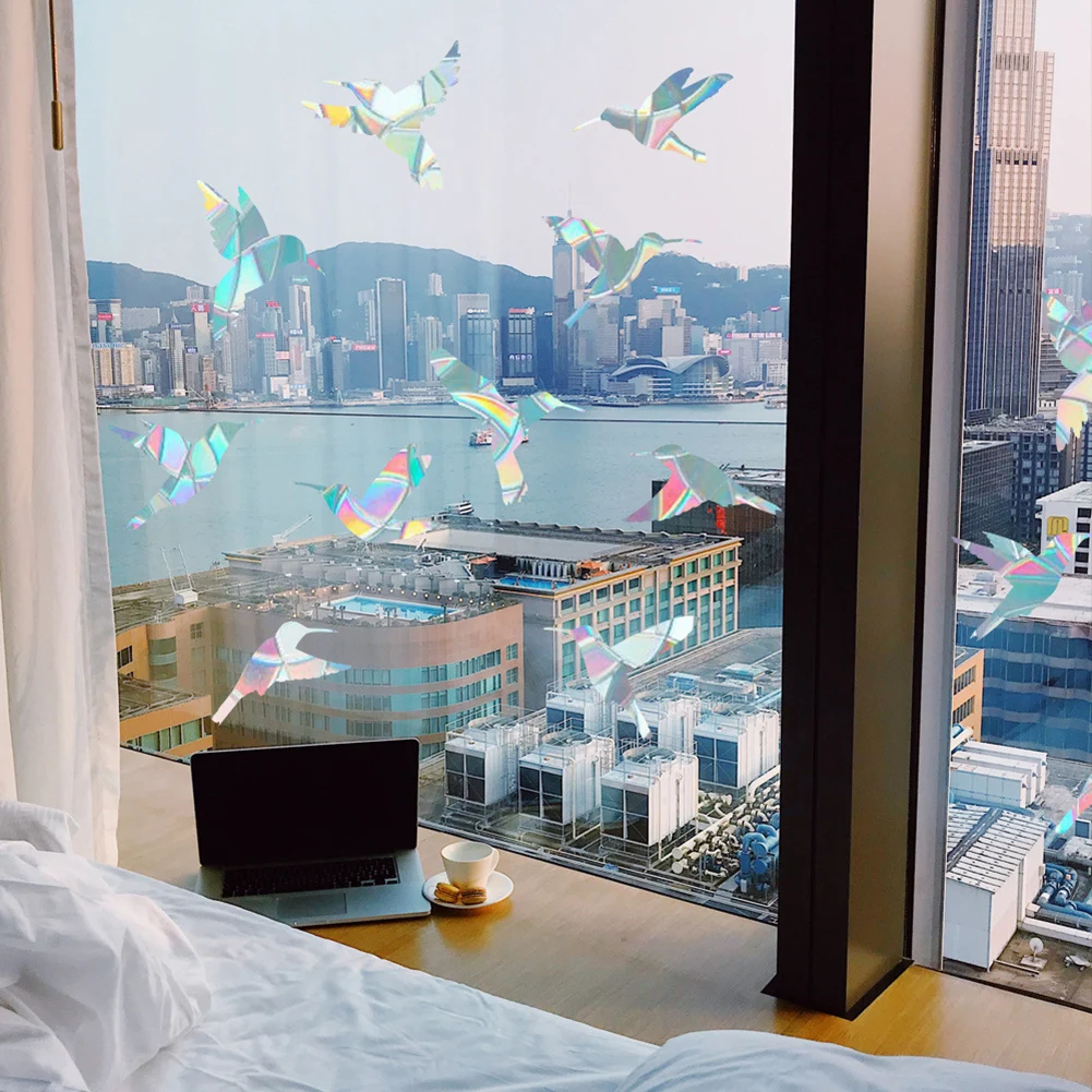 Electrostatic Glass Stickers Cat Hummingbird Trumpet Rainbow Prism PVC Glue-free Window Film Removable Glass Window Grilles
Electrostatic Glass Stickers Cat Hummingbird Trumpet Rainbow Prism PVC Glue-free Window Film Removable Glass Window Grilles