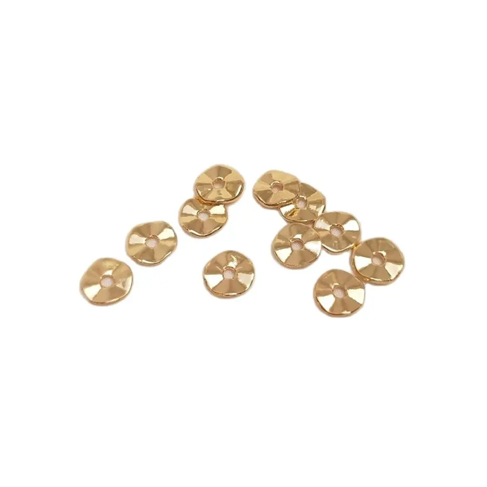 14K gold plated wave disc solid gold spacer handmade DIY string jewelry bracelet accessories materials
14K gold plated wave disc solid gold spacer handmade DIY string jewelry bracelet accessories materials