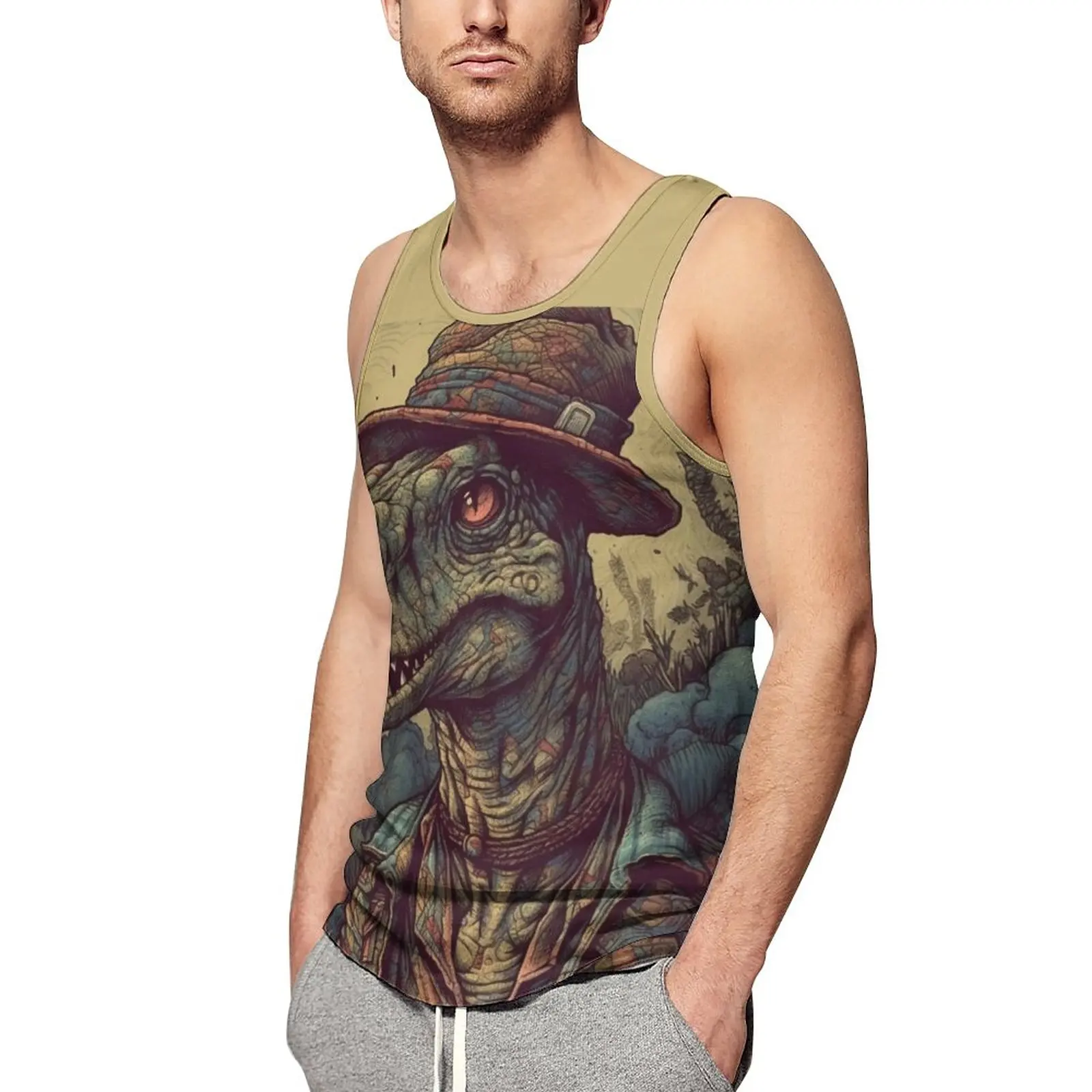 Dinosaur Tank Top Pop Caricatures Sportswear Tops Summer Bodybuilding Mens Graphic Sleeveless Vests 3XL 4XL 5XL
Dinosaur Tank Top Pop Caricatures Sportswear Tops Summer Bodybuilding Mens Graphic Sleeveless Vests 3XL 4XL 5XL