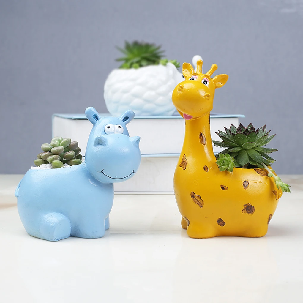 Resin Animal Shape Vase Cartoon Replacement Breathable Anti-corrosive Home Living Room Office Flowerpot Planter
Resin Animal Shape Vase Cartoon Replacement Breathable Anti-corrosive Home Living Room Office Flowerpot Planter