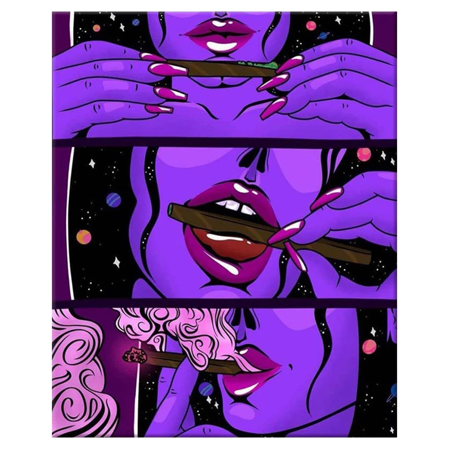 tapb DIY Painting By Numbers Cool Girl Sexy Lips Oil Coloring By Numbers Adults For Handpainted On Canvas Home Wall Art Decor
tapb DIY Painting By Numbers Cool Girl Sexy Lips Oil Coloring By Numbers Adults For Handpainted On Canvas Home Wall Art Decor