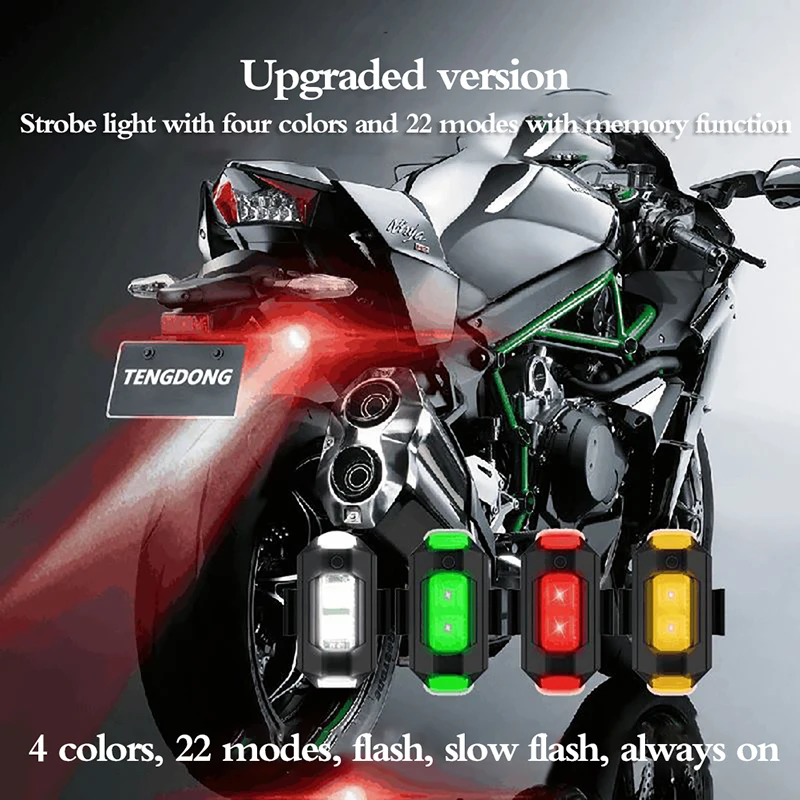 New Mini Motorcycle Tiktok General Flashing Lights Flashing Drone Warning Cruise Engine Modified LED Lamp 
New Mini Motorcycle Tiktok General Flashing Lights Flashing Drone Warning Cruise Engine Modified LED Lamp
