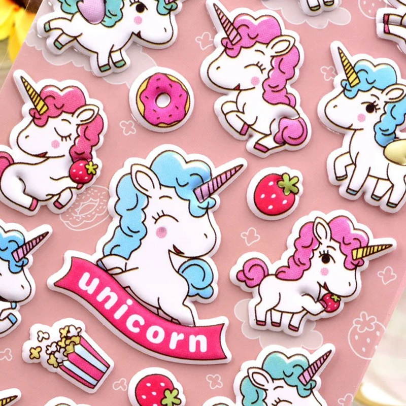 Foam 3D Decorative Stickers Unicorn Stickers Diary Scrapbook Decoration PVC Stickers Kid's Cute Stickers Student Stationery
Foam 3D Decorative Stickers Unicorn Stickers Diary Scrapbook Decoration PVC Stickers Kid's Cute Stickers Student Stationery